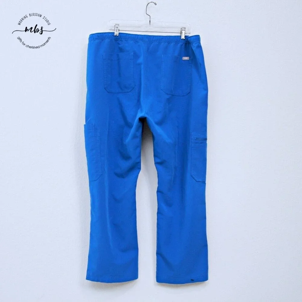 Bundle‎ of 4 Figs Cairo Scrub Pants Blue Men XXL/S Style TM3001S